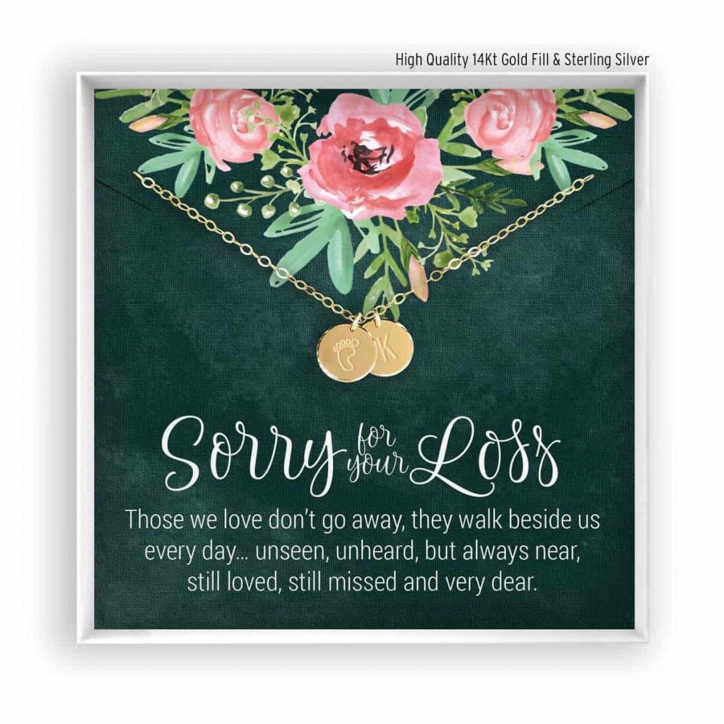 photo-of-miscarriage-necklace-on-card-that-says-sorry-for-your-loss-available-on-etsy