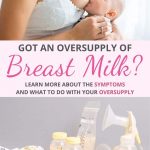 pinterest pin for breast milk oversupply