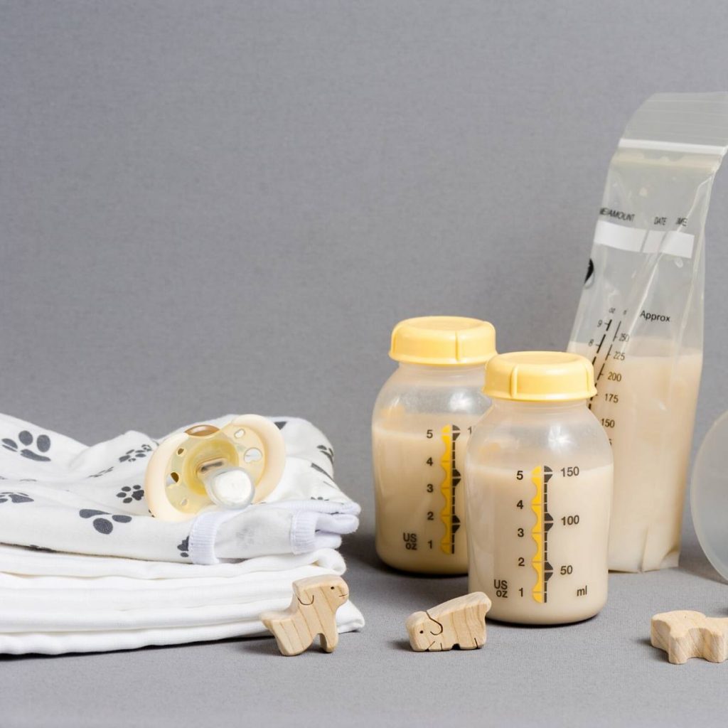 breast milk supply in bottles