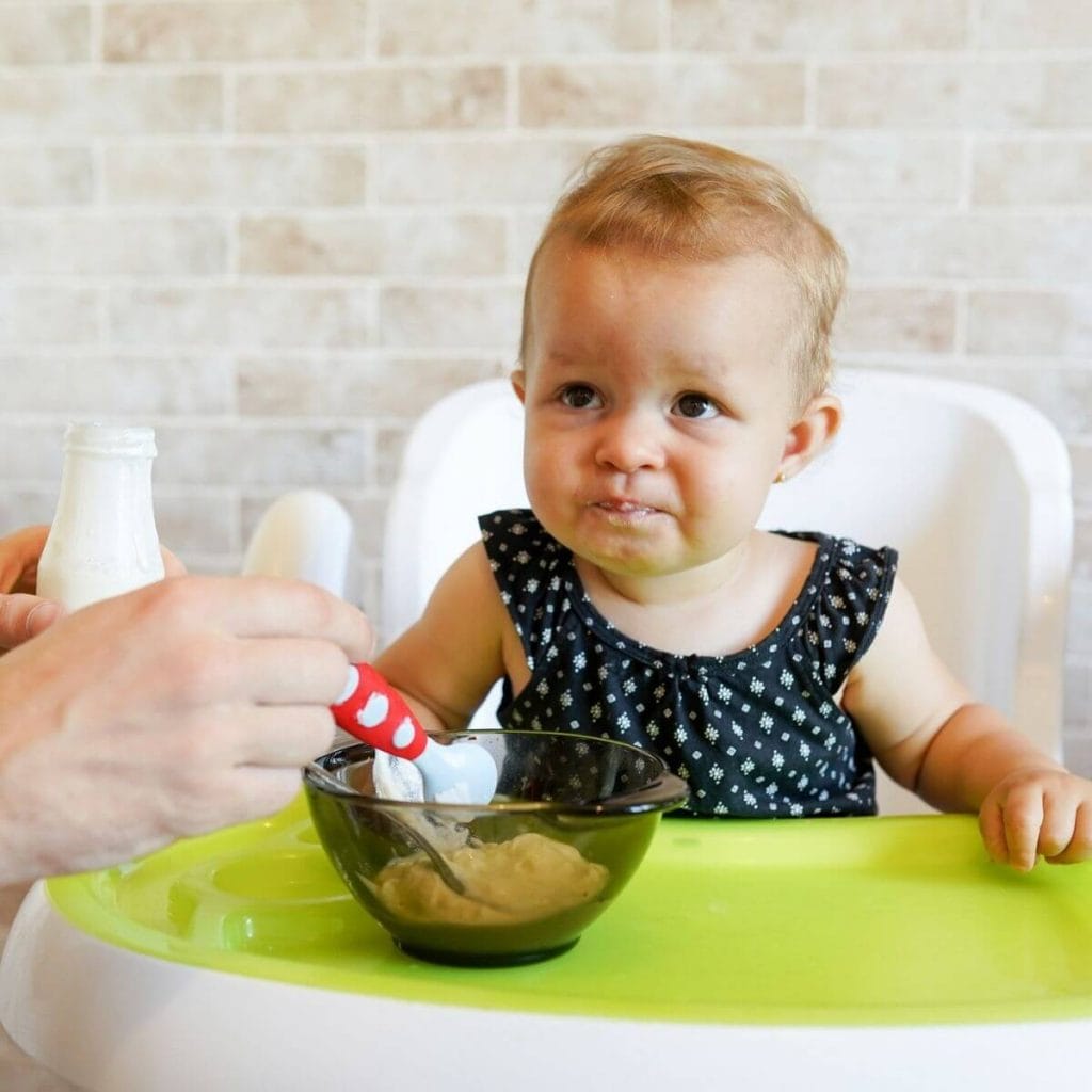 How to make baby food yucky face