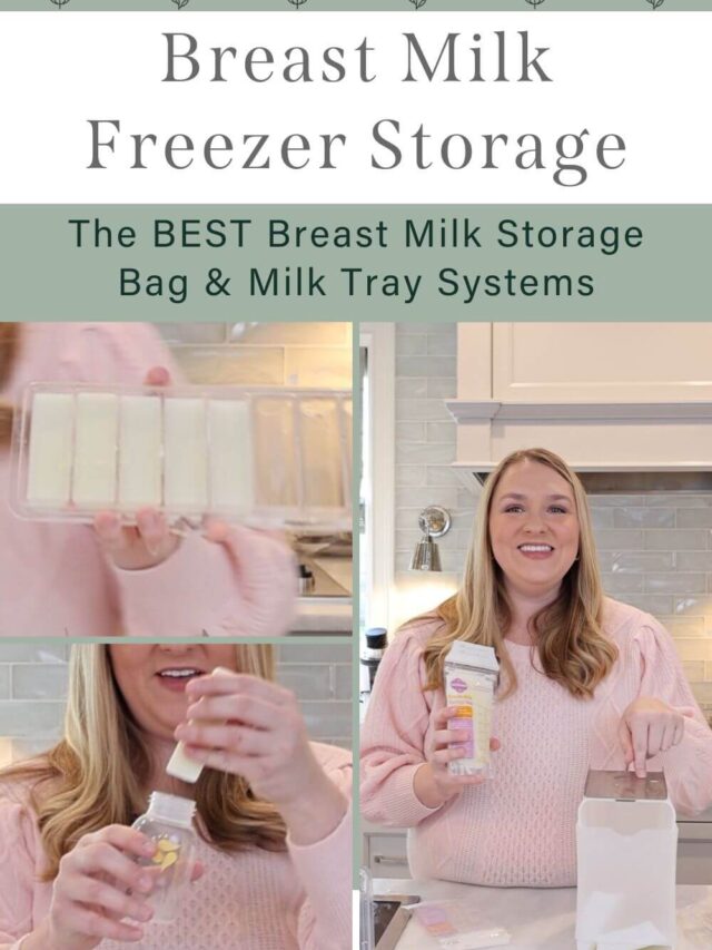 Breast Milk Freezer Storage (The BEST Breast Milk Storage Bag & Milk Tray Systems)